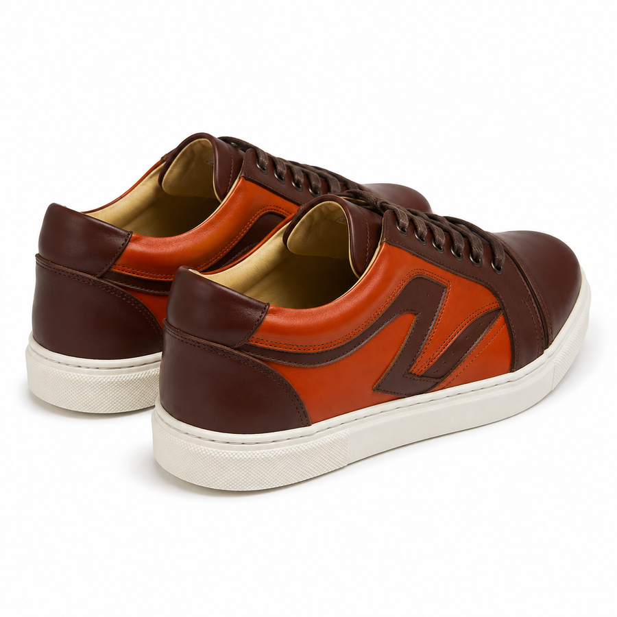 Two-Tone Panel — Leather & Nubuck Z-Panel Sneakers