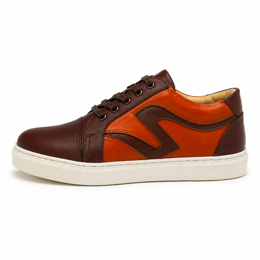 Two-Tone Panel — Leather & Nubuck Z-Panel Sneakers