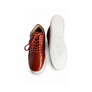 Ivory Court — Vegetable-Tanned Leather Sneakers