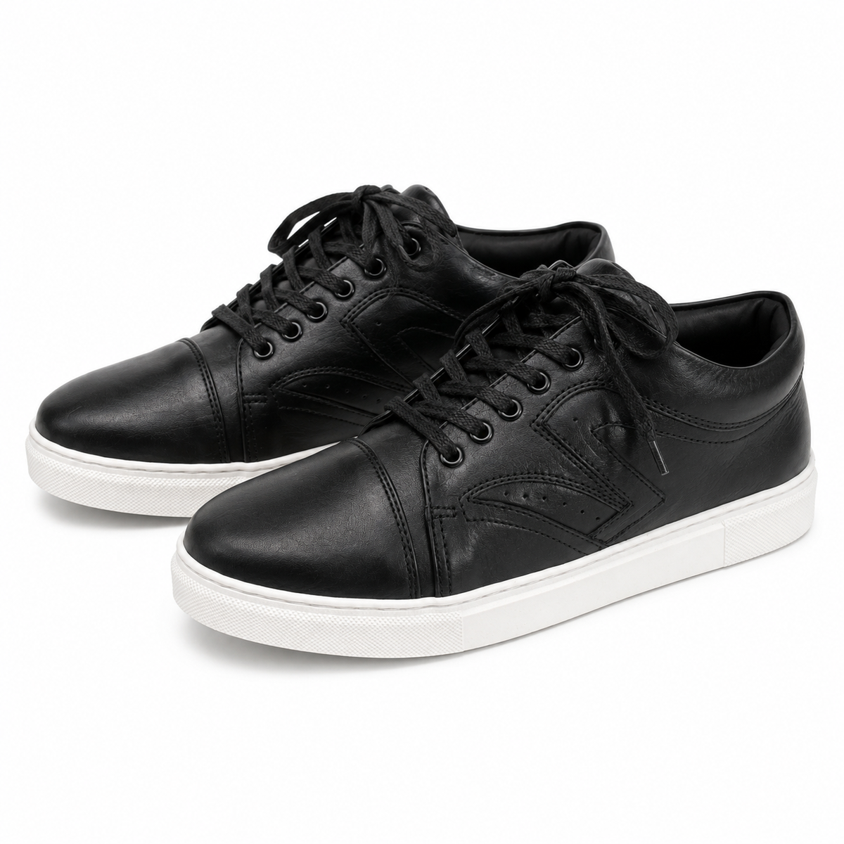 Mono Court — Minimal Leather Sneaker