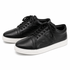 Mono Court — Minimal Leather Sneaker