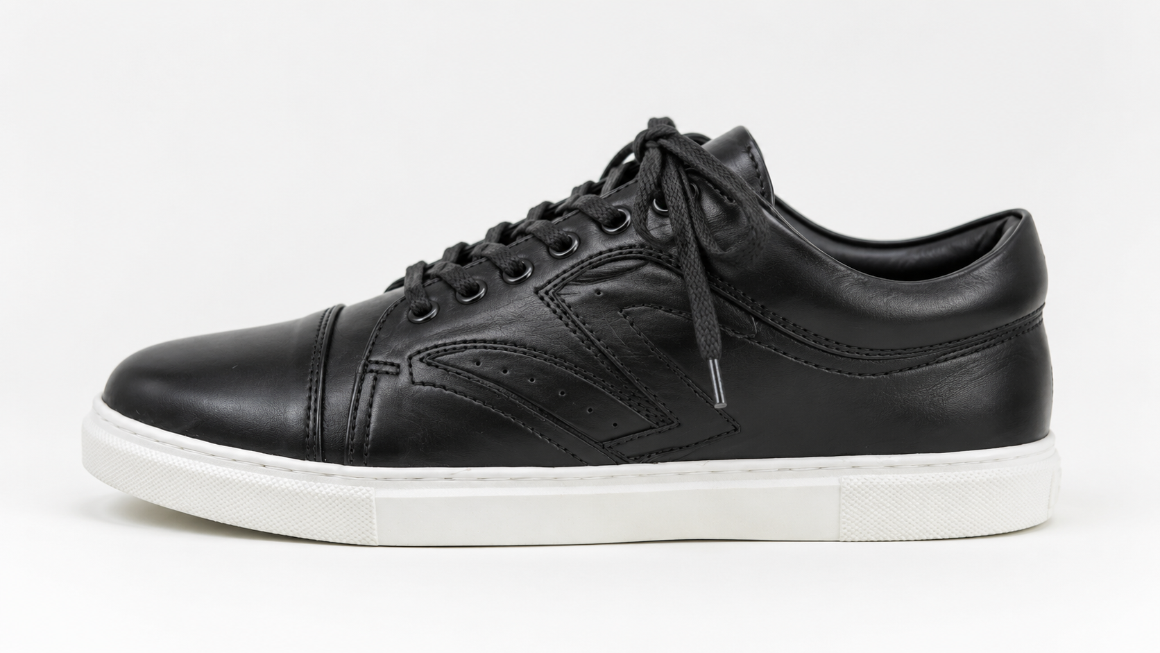 Mono Court — Minimal Leather Sneaker